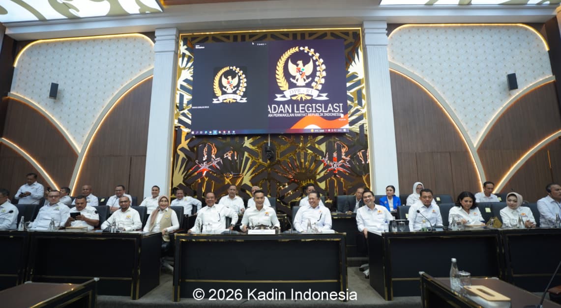 Ketum Kadin Sampaikan Aspirasi Dunia Usaha dalam RDPU RUU Kadin Bersama Baleg DPR RI